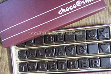 Personalized Messages on Chocolates